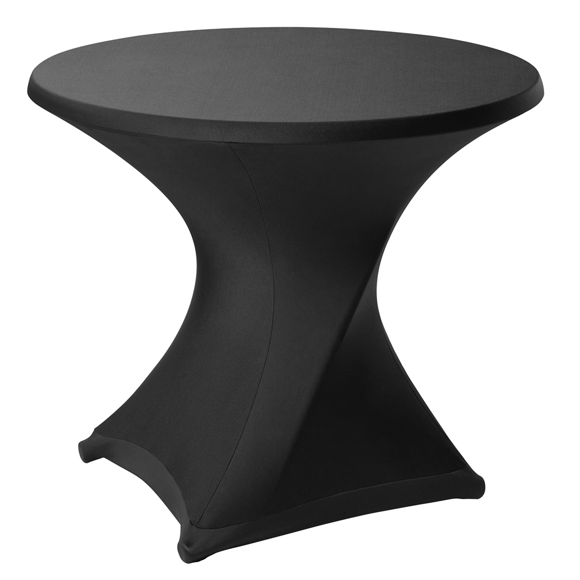 Bistro line tafelhoes stretch met ritssluiting 72 x 60 cm zwart Bistro line tafelhoes stretch met ritssluiting 72 x 60 cm zwart