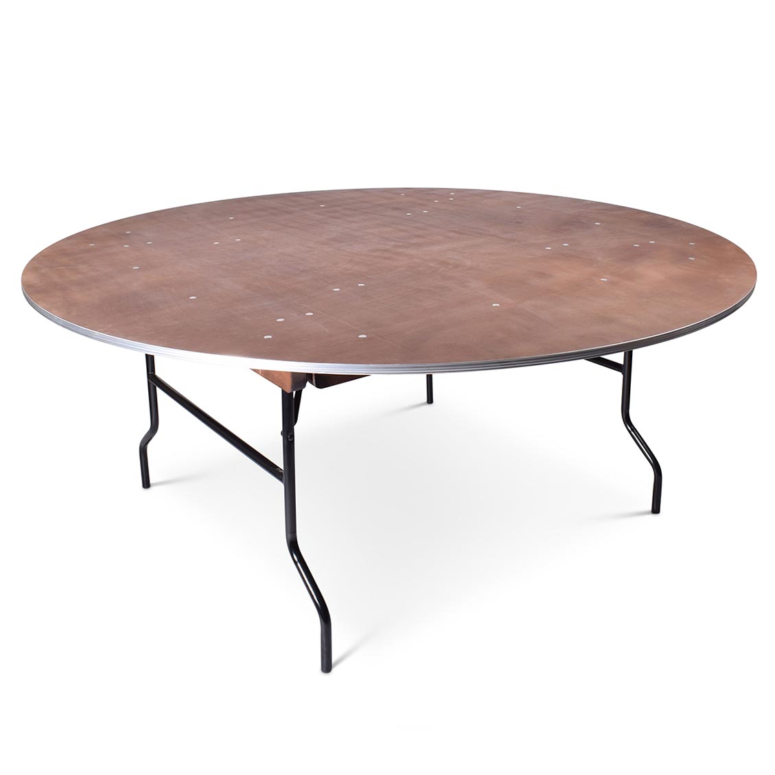 Inklapbare ronde bankettafel 183 cm met stootrand