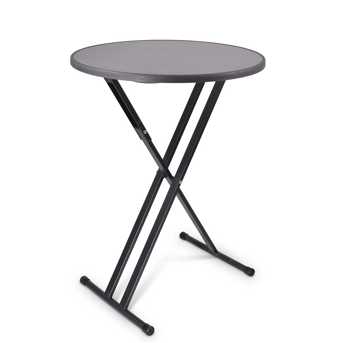Statafel metaal met 80 cm rond tafelblad model ST3 Statafel metaal met 80 cm rond tafelblad model ST3